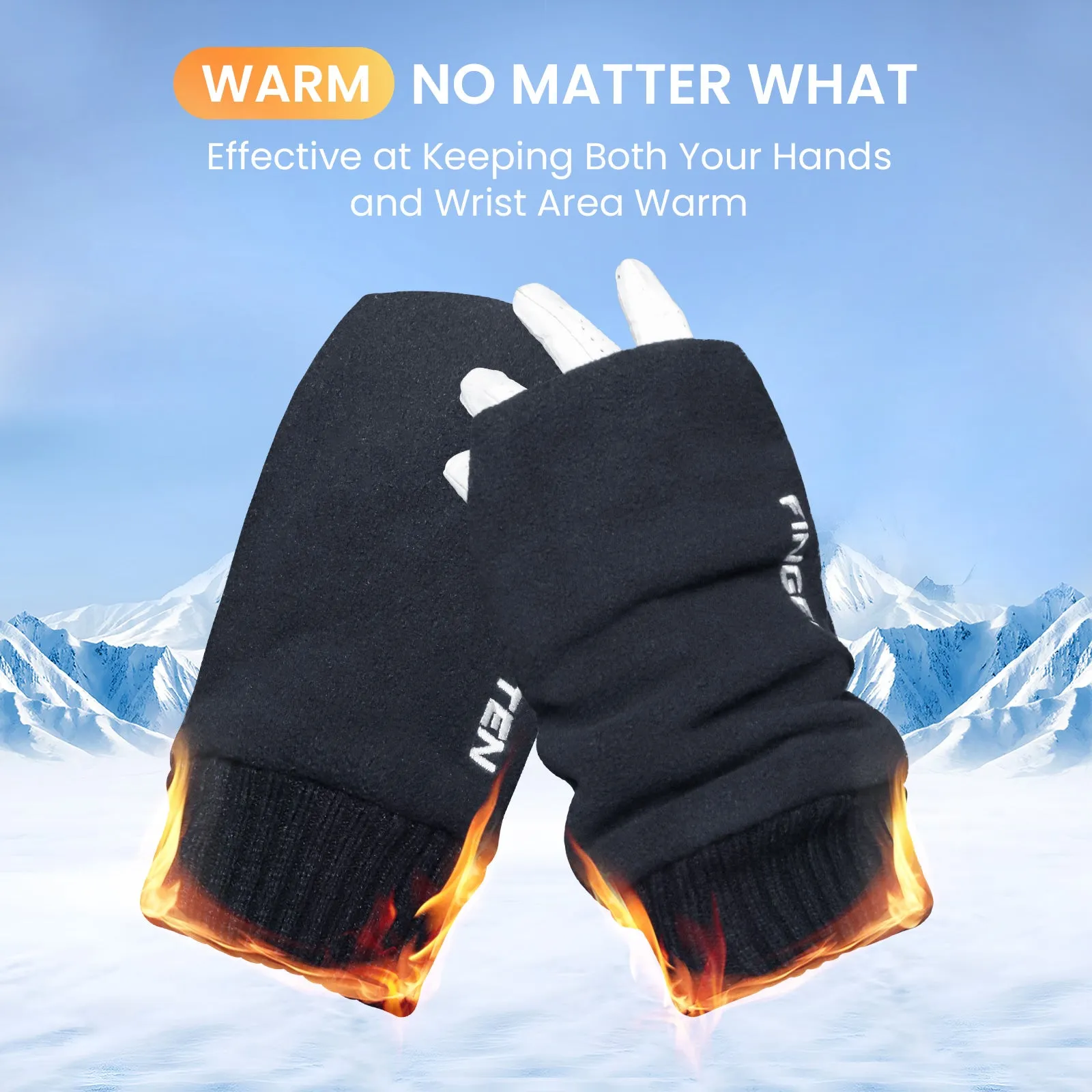 1 Pair Men Women Winter Mitt