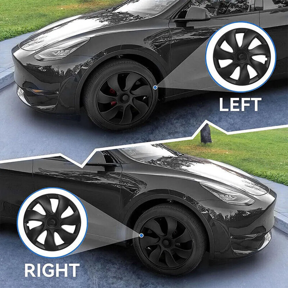 ABS 19" Turbine Wheel Cover Set for Tesla Model Y