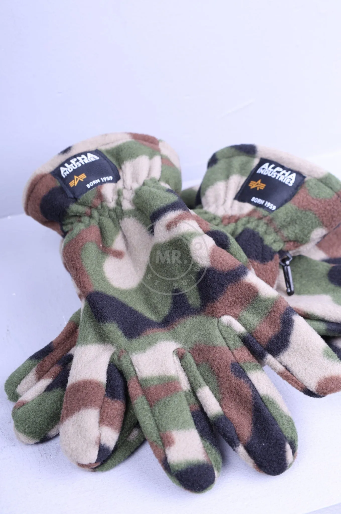 Alpha Industries Label Fleece Set - WDL Camo