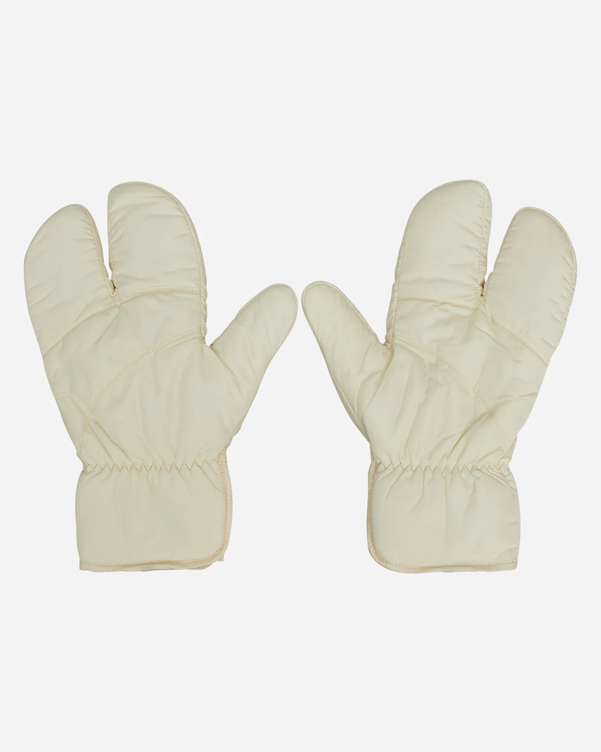 Avavav Three-Finger Gloves Cream White