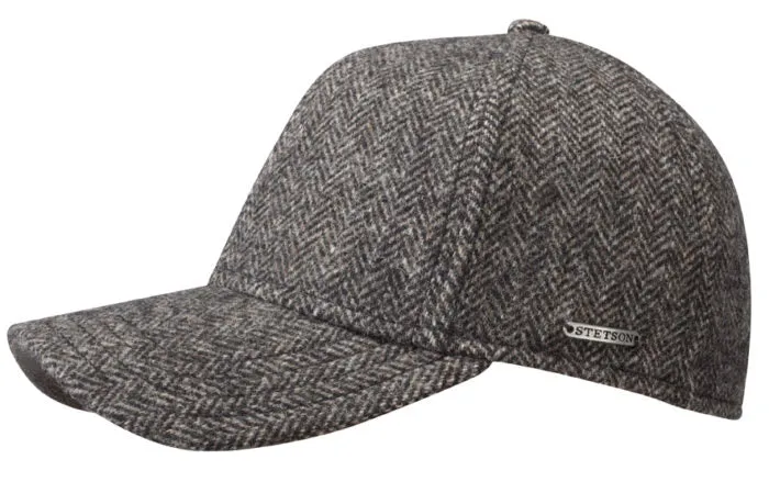 Baseball Cap Wool Herringbone - Stetson