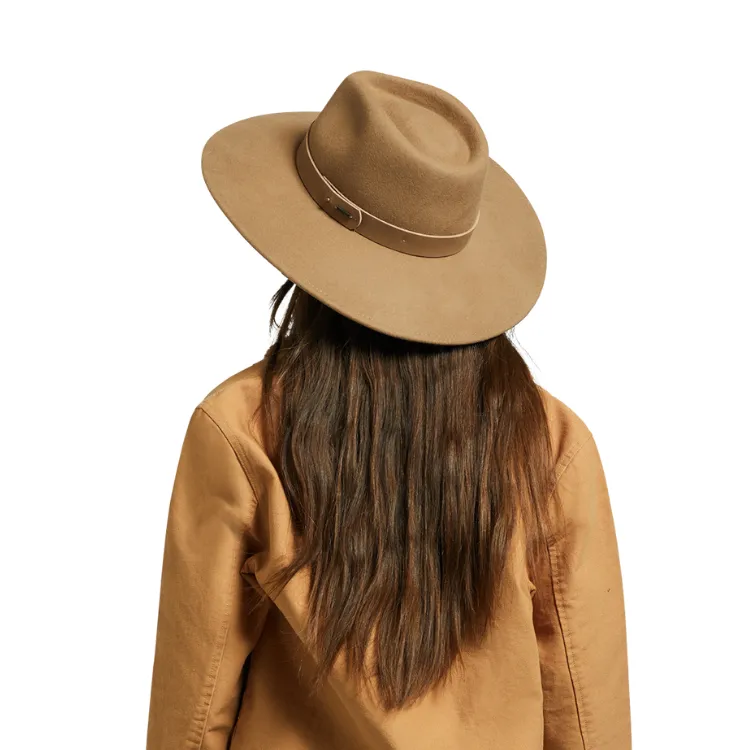 Brixton Eleanor Felt Packable Hat - Tan/Tan