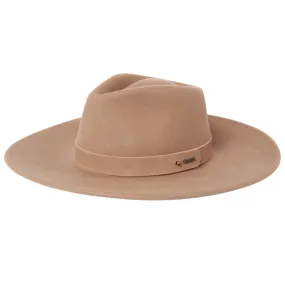 Brixton Eleanor Felt Packable Hat - Tan/Tan