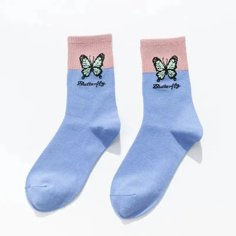 Butterfly Colorful Socks