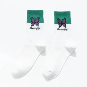 Butterfly Colorful Socks