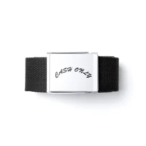 Cash Only - Logo Web Belt Black