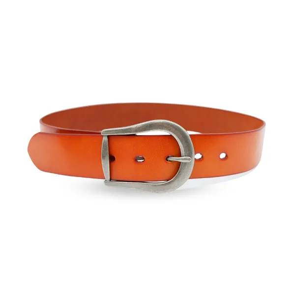 CATALINA - Women's Tan Genuine Leather Belt