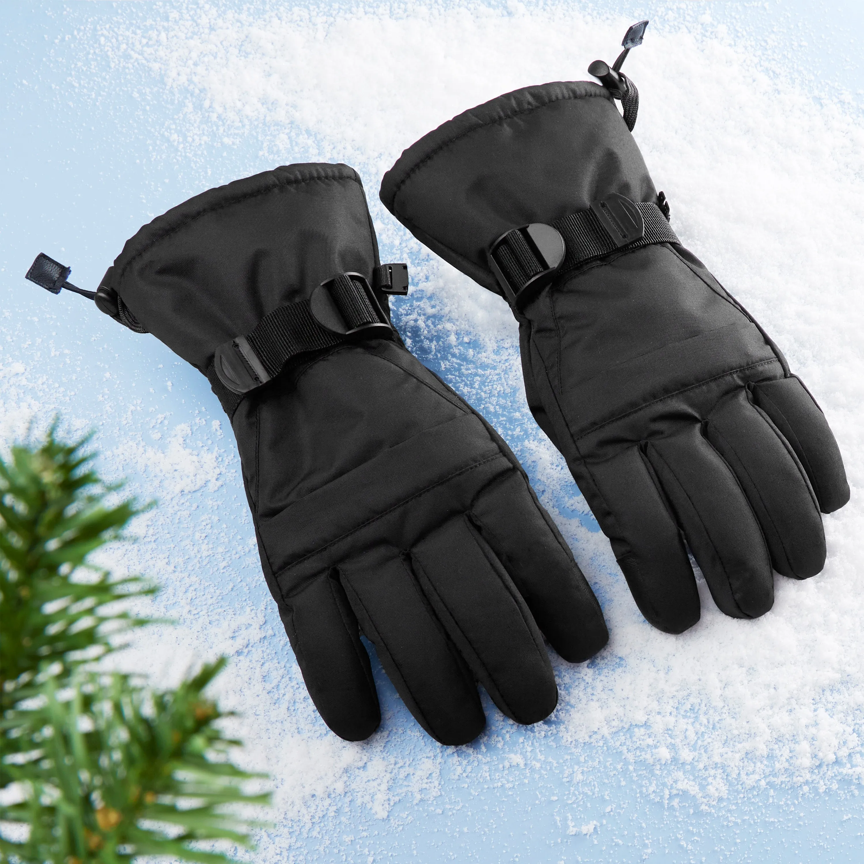 CityComfort Womens Skiing Gloves - Fleece Lined Touch Screen Gloves