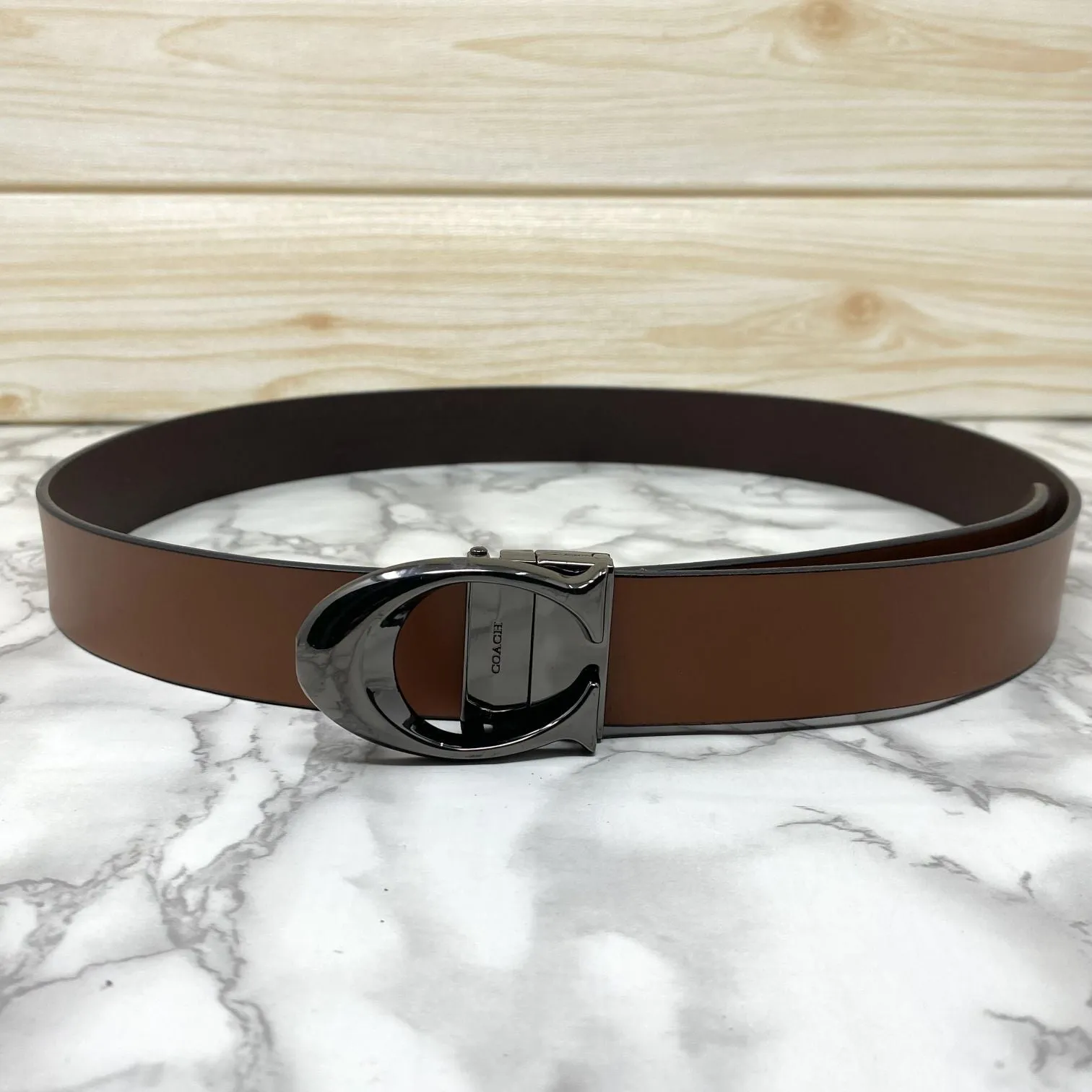 Classy Curve C Design Casual  Genuine Leather Belt-Jonasparamount