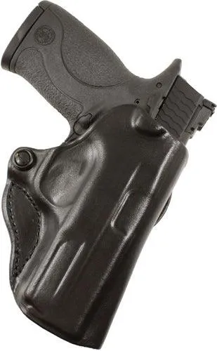 Desantis Mini Scabbard Holster - Rh Owb Leather Glk 2930 Black