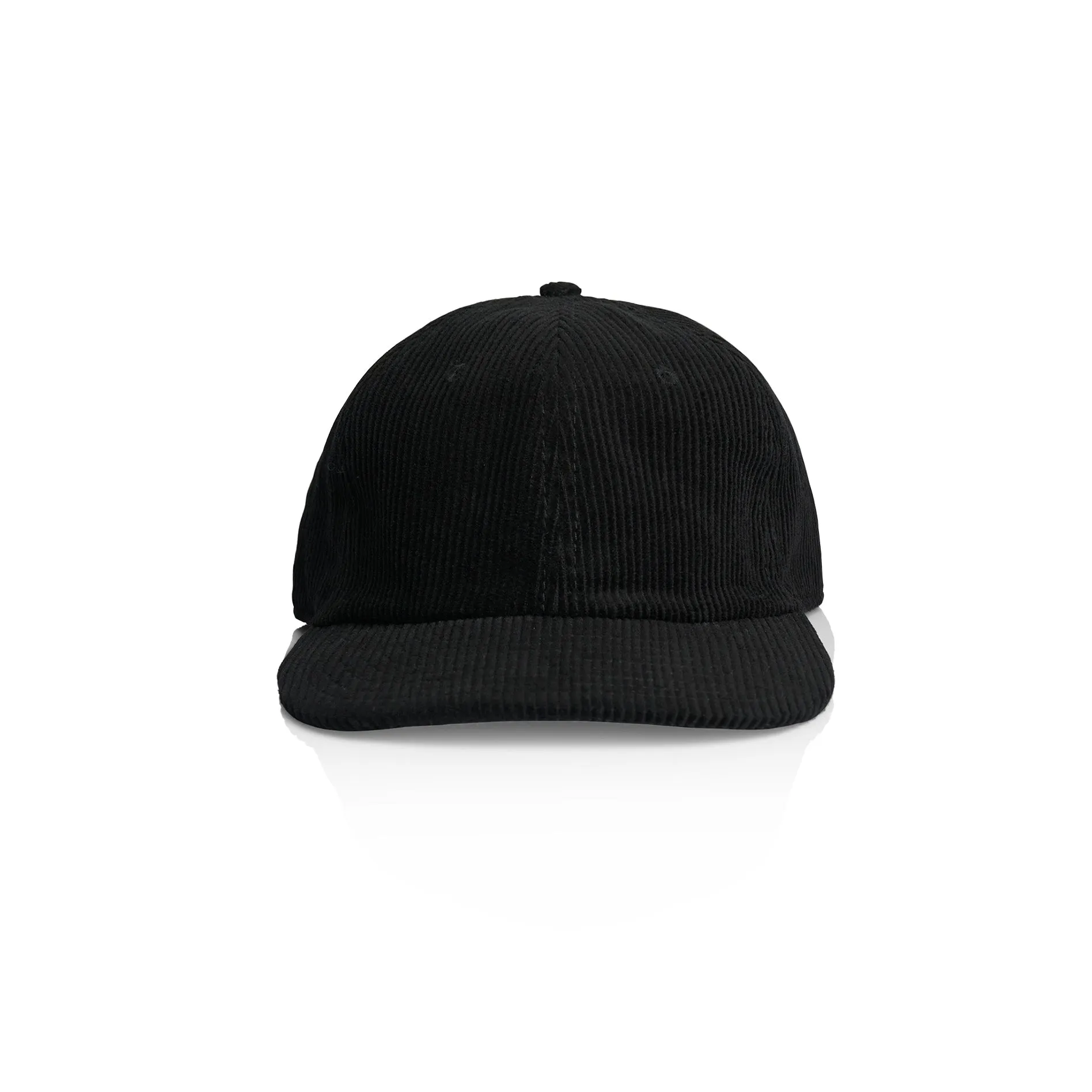 Elegant Corduroy Cap - Black