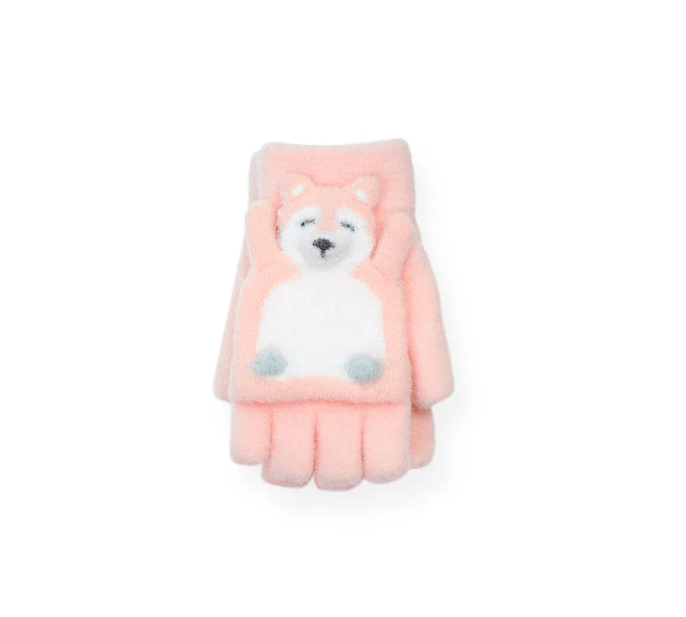 EVERAU® Fingerless Ultra Plush Knit Bearling Gloves