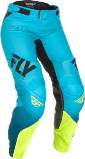 Fly Racing Women's Lite Motocross Pants - Blue / Hi-Viz