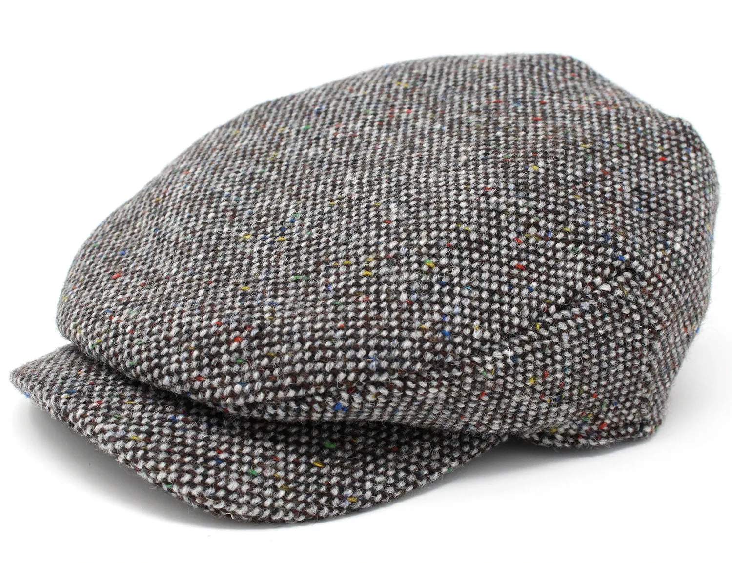 Hanna Daithi Tweed Cap | Grey Salt and Pepper