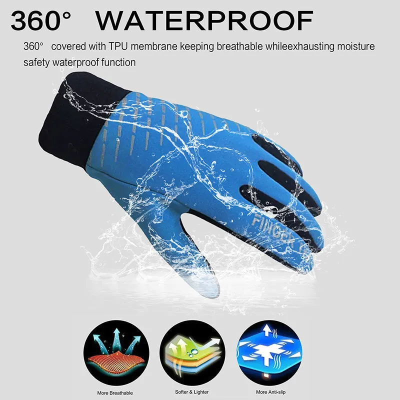 Kids Winter Gloves Warm Outdoor Sports Touch Screen 1Pair