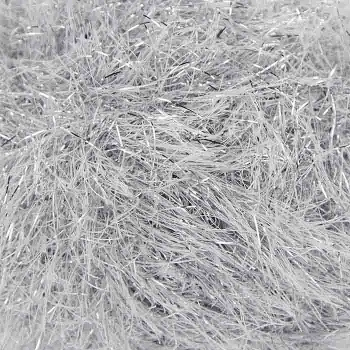 King Cole Tinsel Chunky Wool Yarn in Silver (206) - 50g Ball