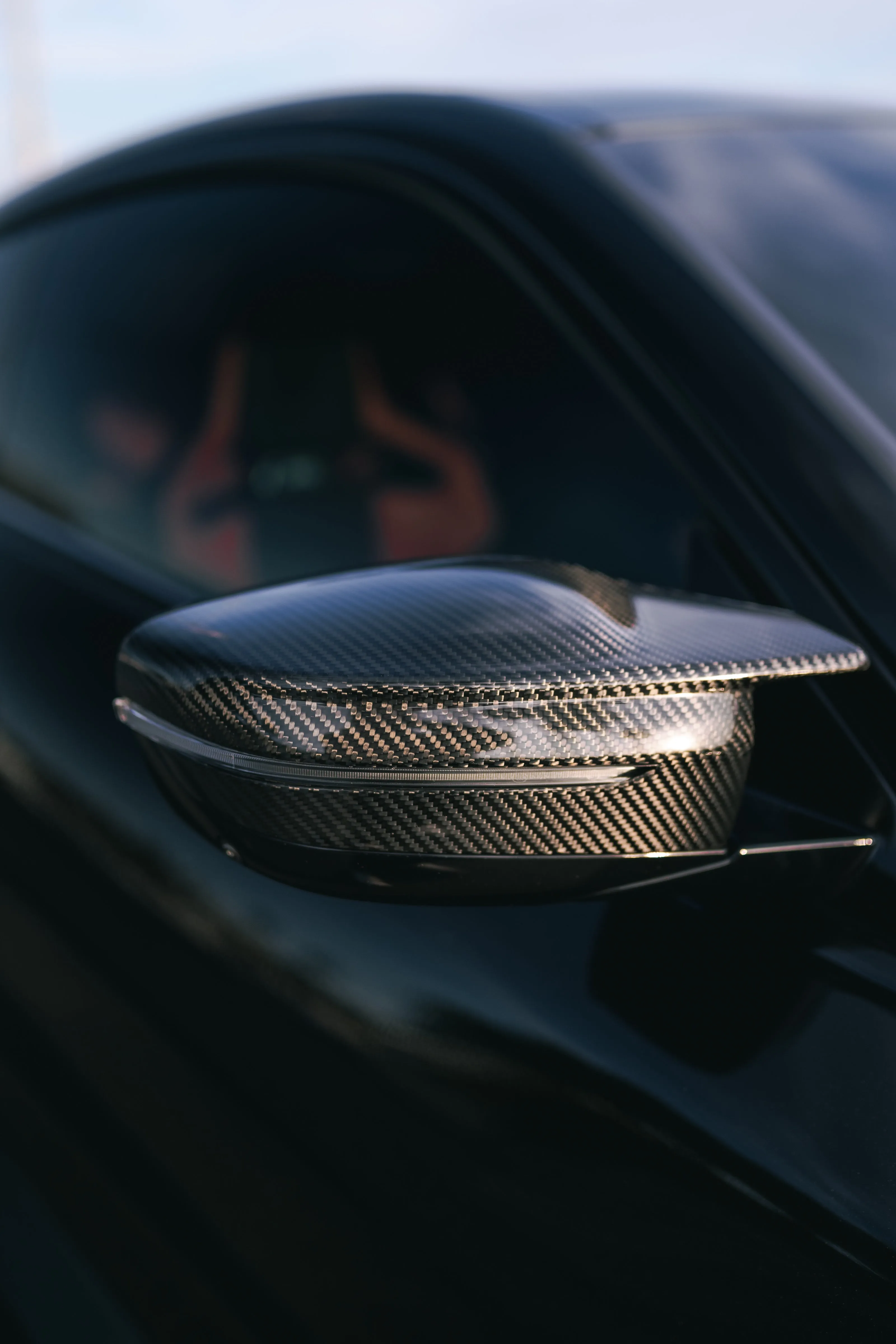 M Style Carbon Fiber Mirror Cap Set - BMW G Chassis