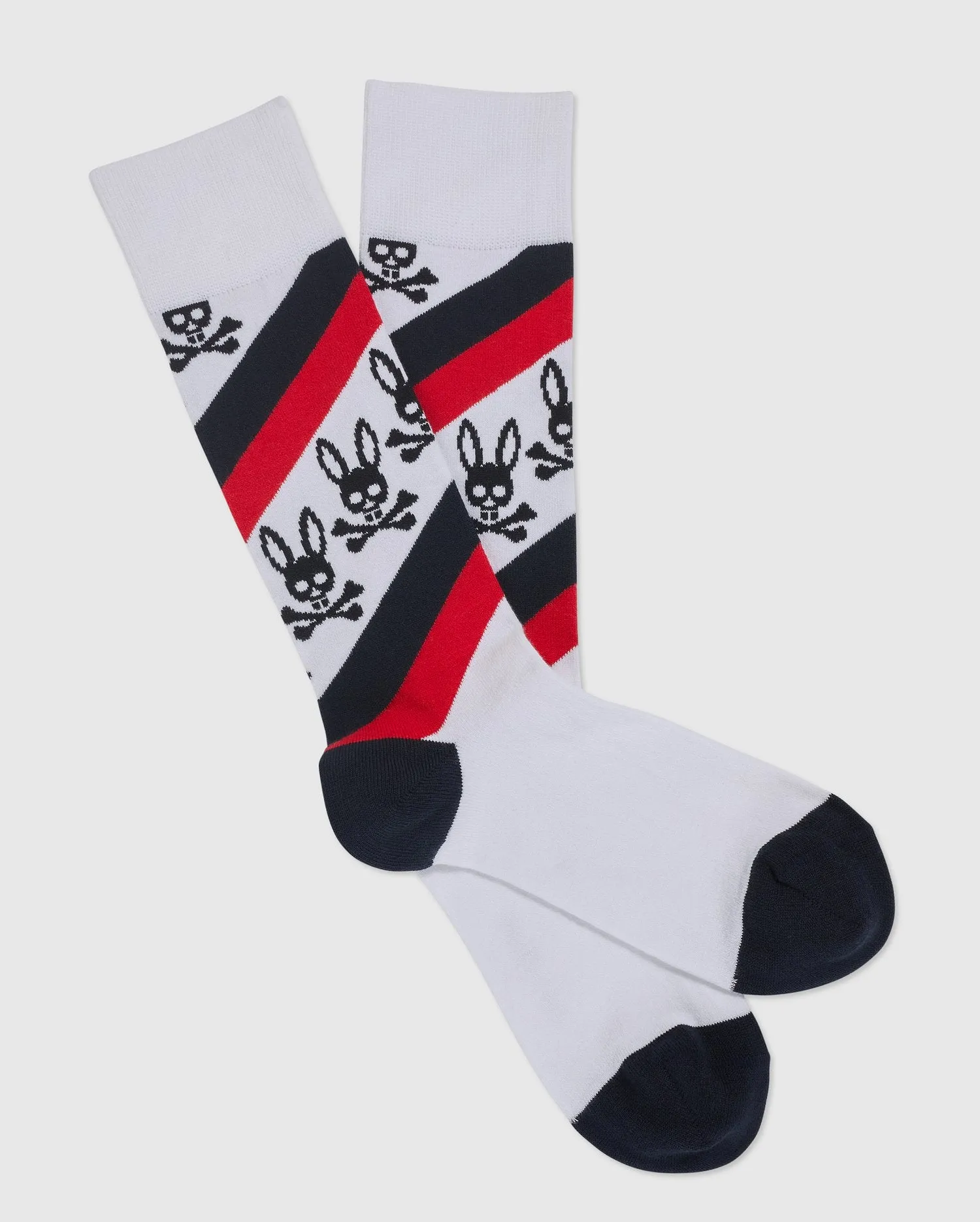 MENS DIAGONAL STRIPE SOCKS - B6F553M1PB