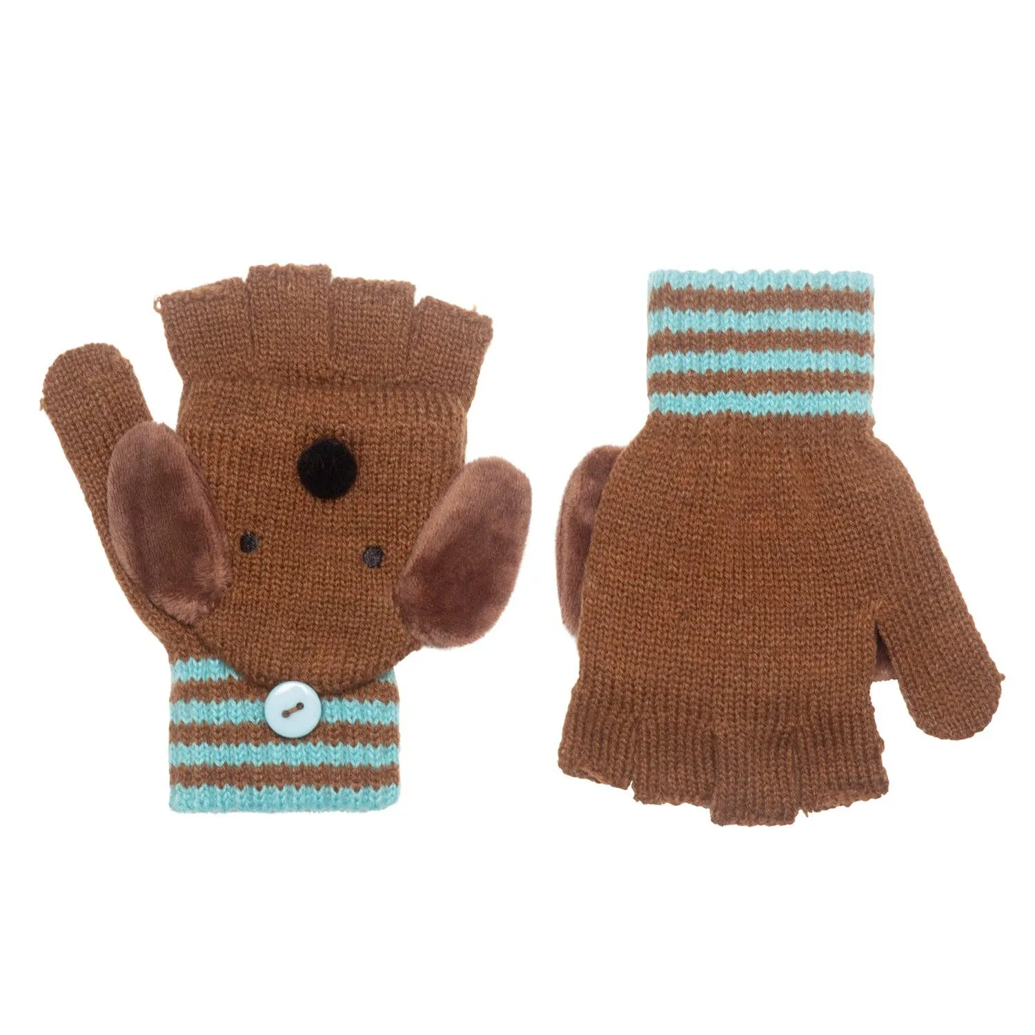 Morris Sausage Dog Knitted Gloves 3-6 Years