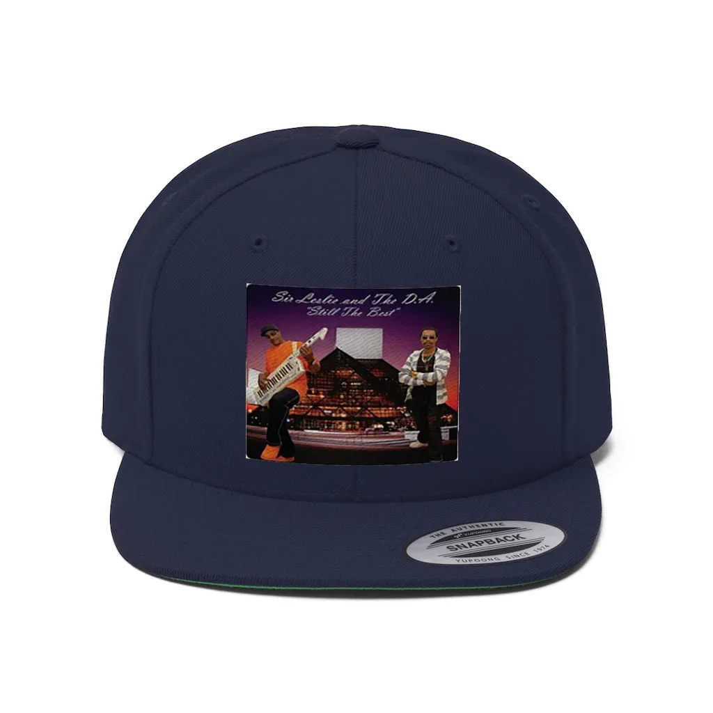 M.U.S.I.C. World HQ Unisex Flat Bill Hat