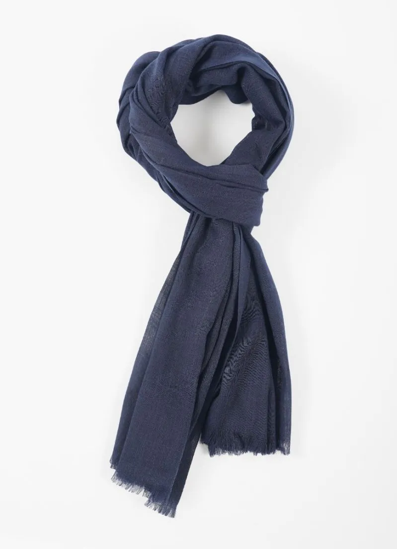 Navy Blue Cotton Soft scarf