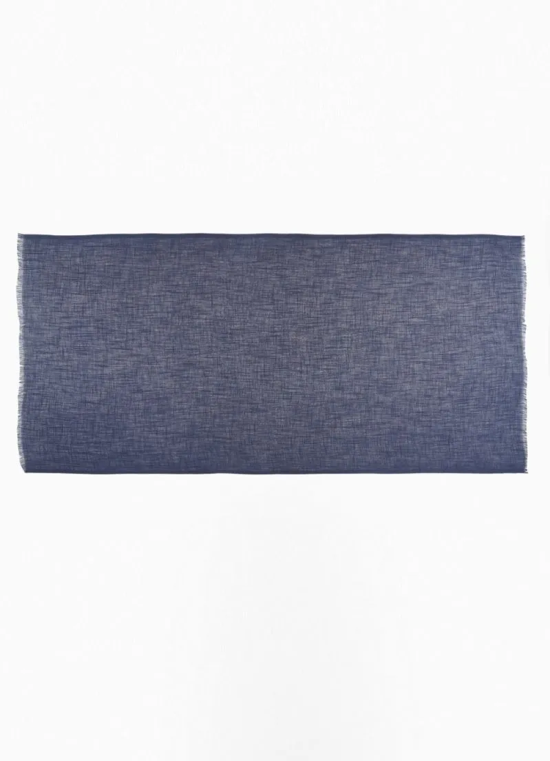 Navy Blue Cotton Soft scarf