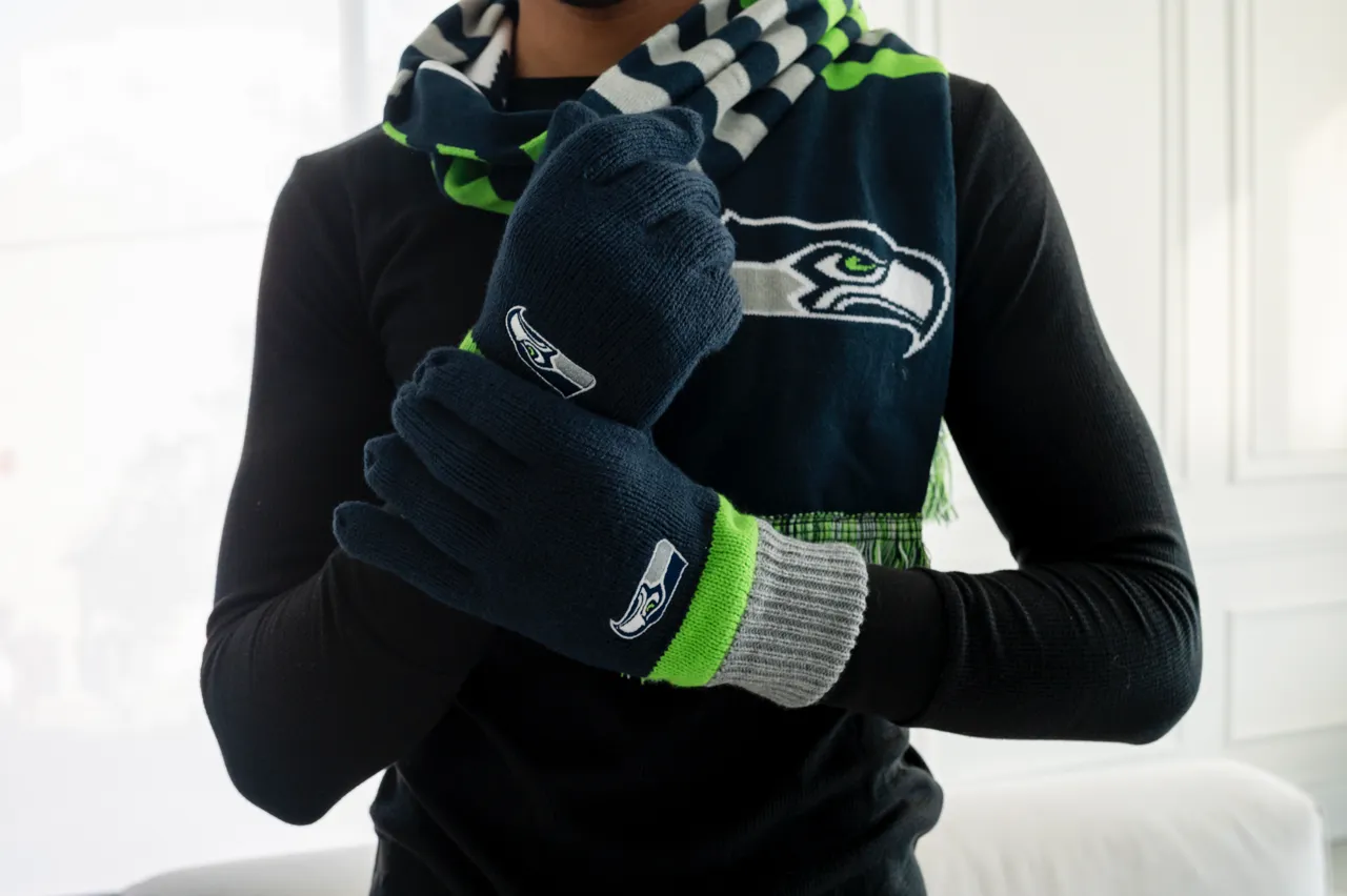 NFL Men's Lined Winter Cold Weather Gloves