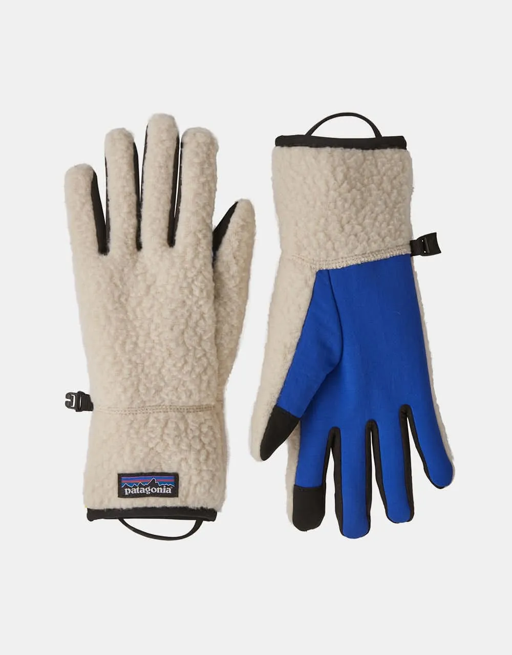 Patagonia Retro Pile Gloves - Dark Natural