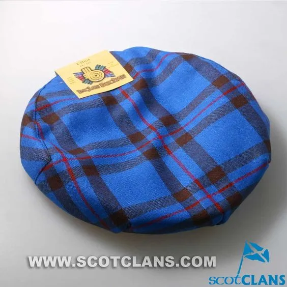 Pure Wool Golf Cap in Elliot Modern Tartan