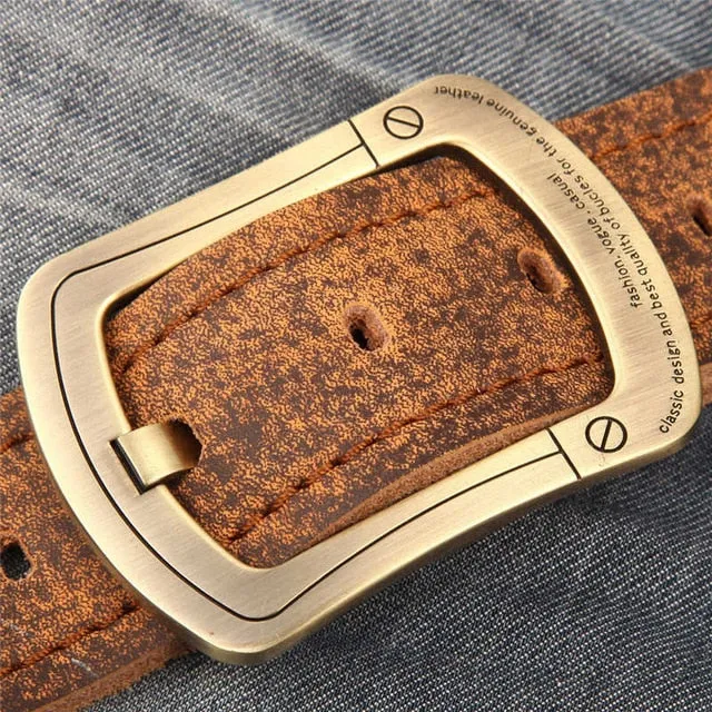 Retro Vintage Cowboys Genuine Leather Belt