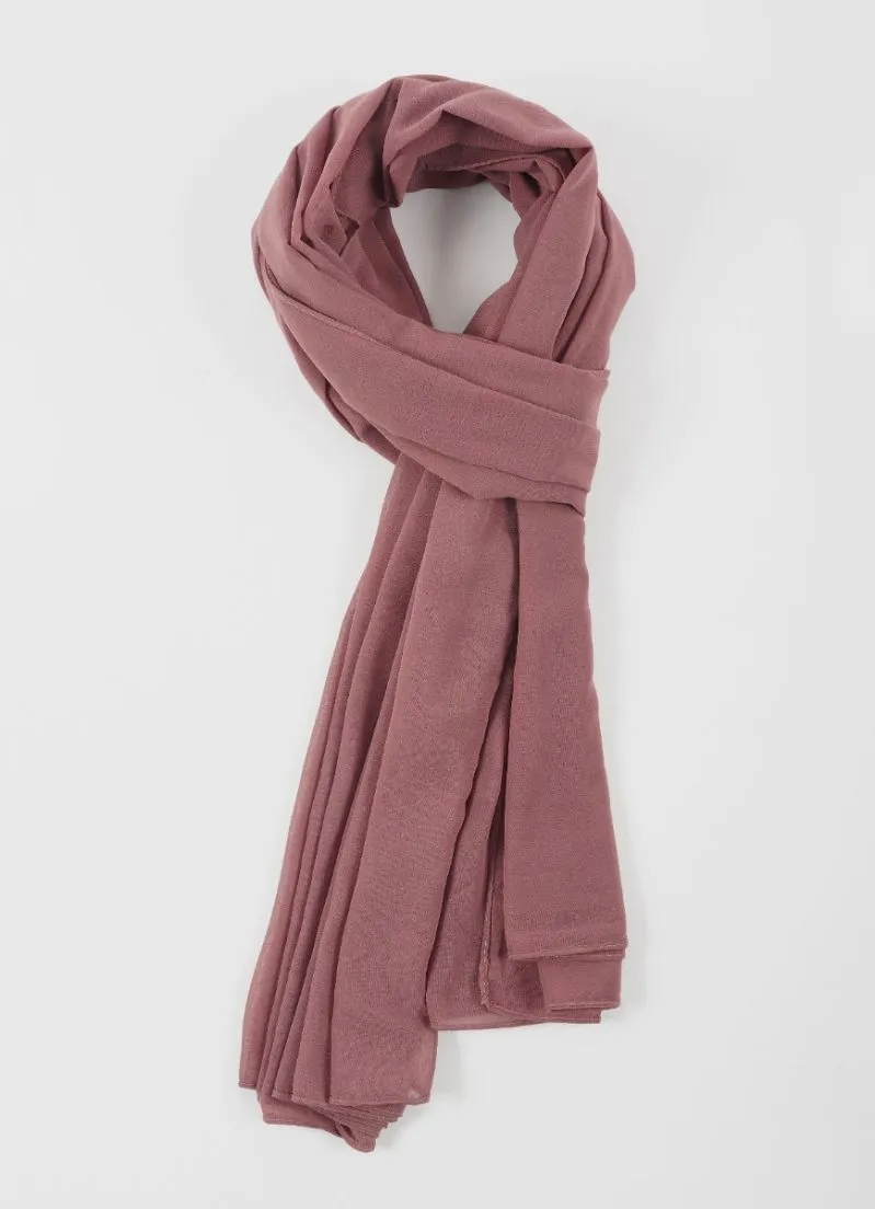 Rose Pink Georgette Soft scarf