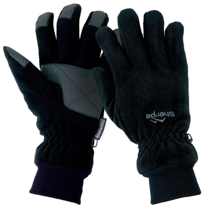 Sherpa Fleece Glove - Black