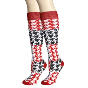 Socks Knee High Checkered