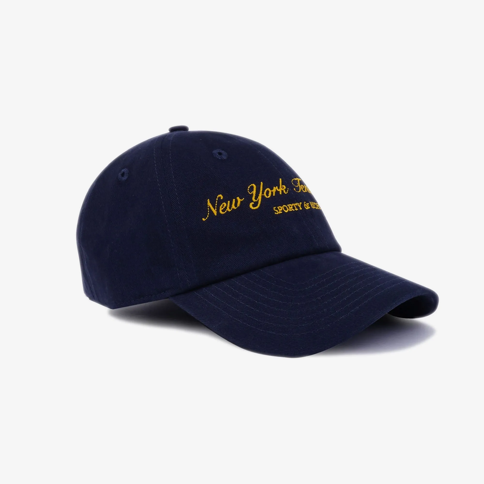 SPORTY & RICH | NY TENNIS CLUB HAT { NAVY/GOLD