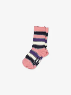 Striped Merino Kids Socks