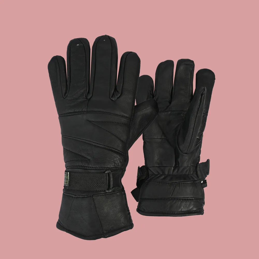 Unbroken Men's Cow Leather Winter Gloves