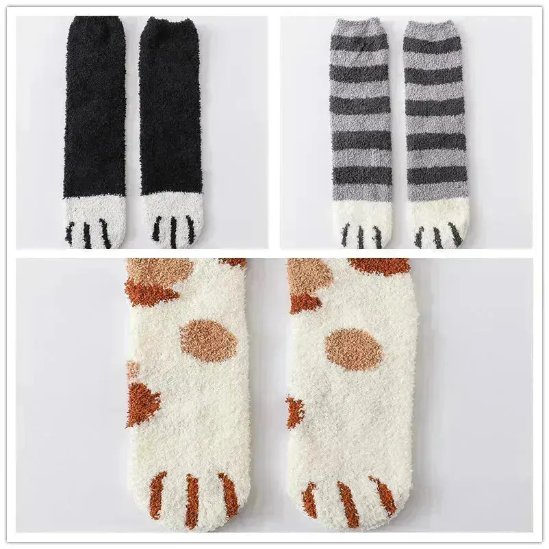 Winter House floor Fleece socks