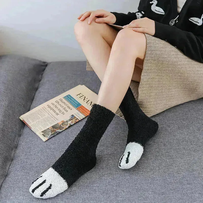 Winter House floor Fleece socks