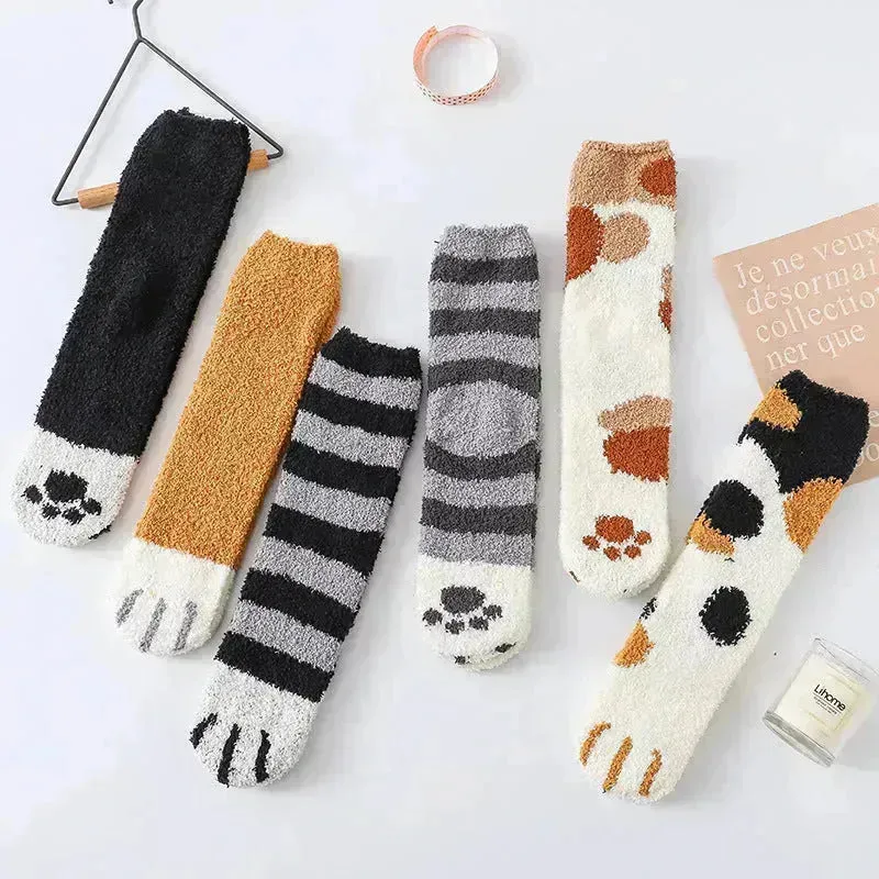 Winter House floor Fleece socks