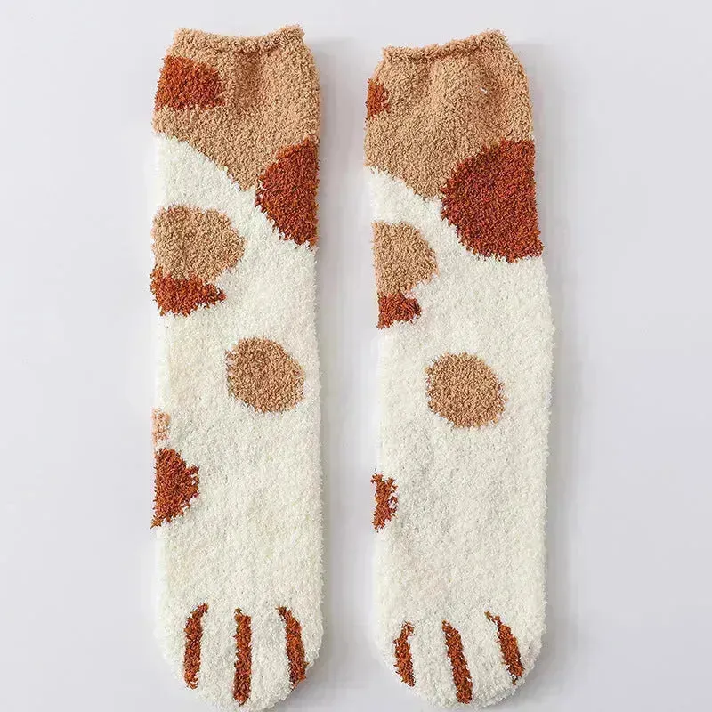 Winter House floor Fleece socks