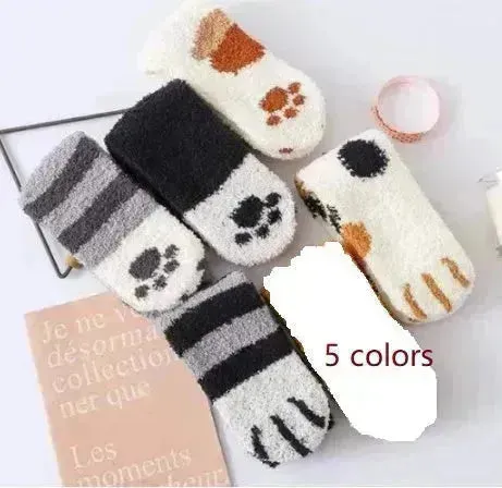 Winter House floor Fleece socks