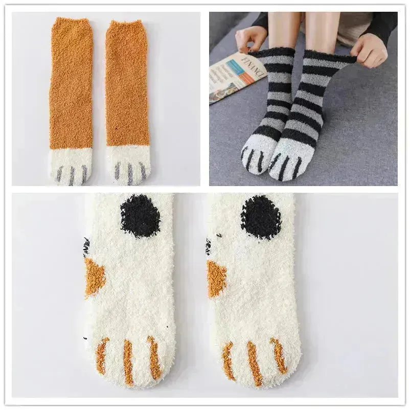 Winter House floor Fleece socks