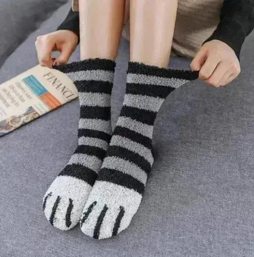 Winter House floor Fleece socks