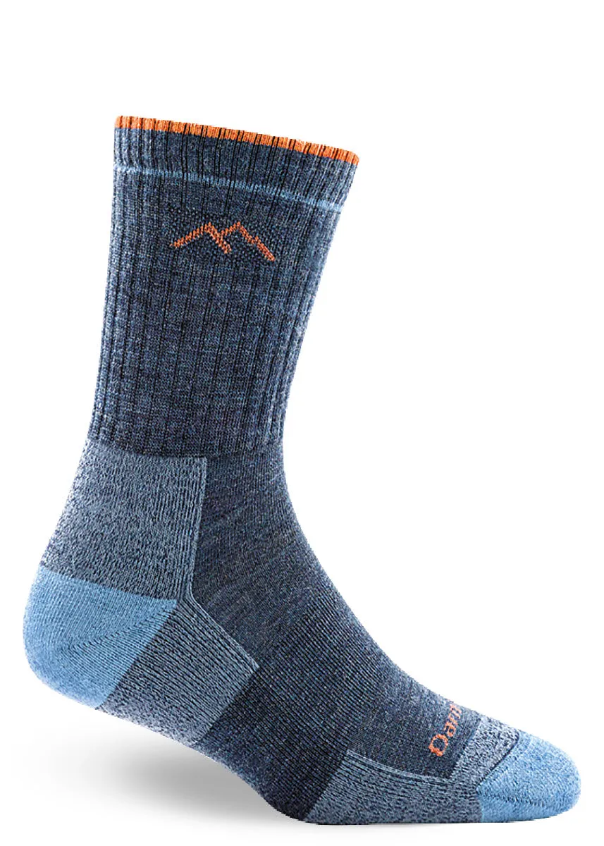 Women's Denim Cushioned Wool Hiking Socks