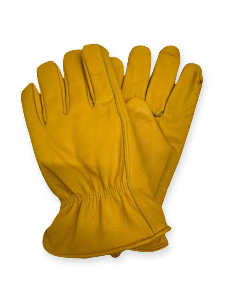 Women's Genuine Buckskin Leather Gloves