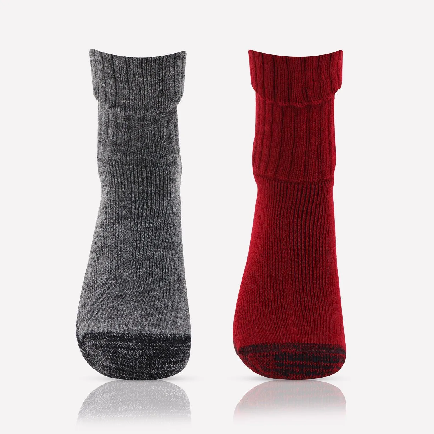 Women's Woolen  Anti-Skid (Gripper) Indoor Socks - Pack Of 2