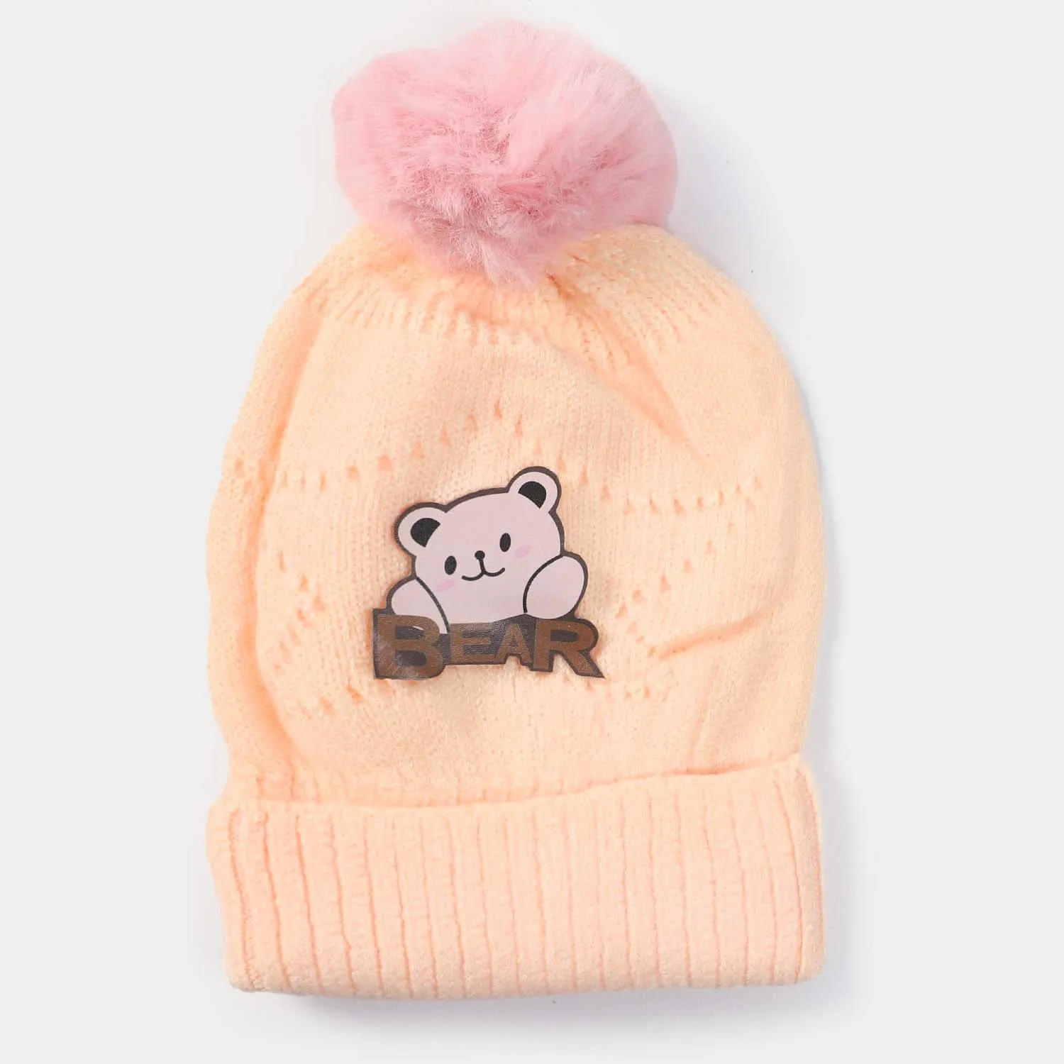 Woolen Cap 6M  | Peach