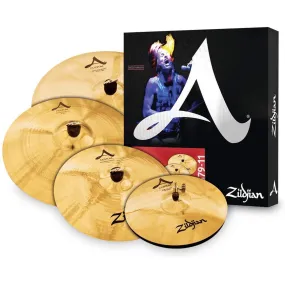 Zildjian A Custom Cymbal Pack with Free 18" A Custom Crash